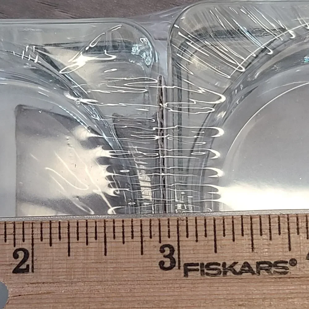 Ikea Glass Square Tealight Votive Candle Holder 3 Pack Set Of 2 NEW